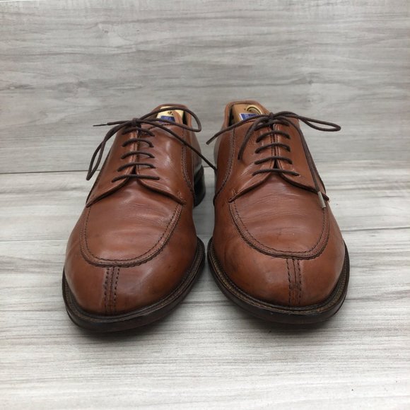Vito Rufolo Shoes Mens 8.5M Brown Leather Lace Up Derby Oxfords main image 4